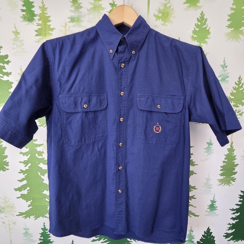 Bugle Boy Navy Casual Button-Down Shirt